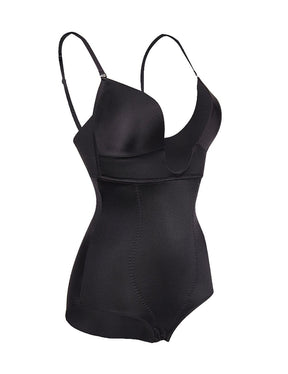 Body sin costuras con busto abierto al frente en forma de U