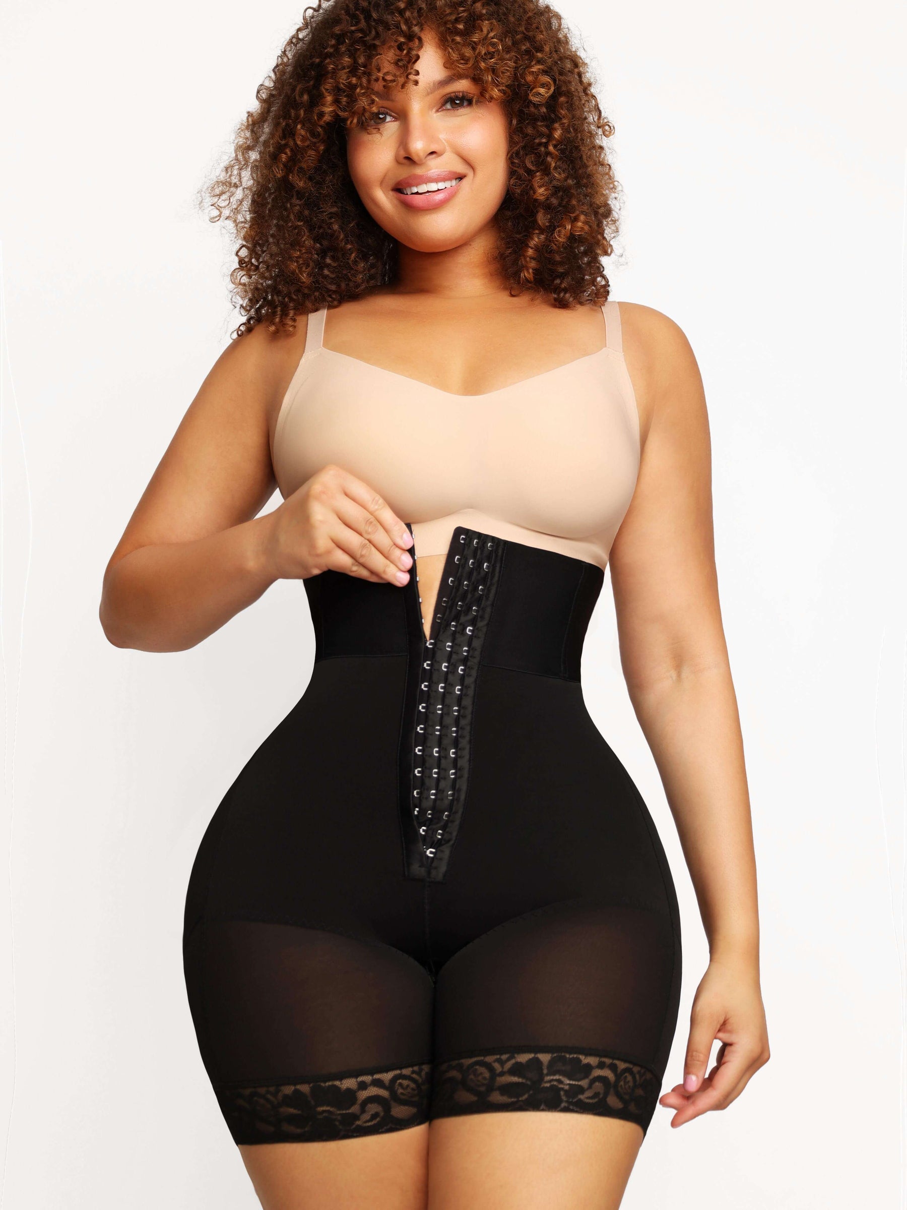 Snatched High Waisted Faja Pants 3 Bones Hooks