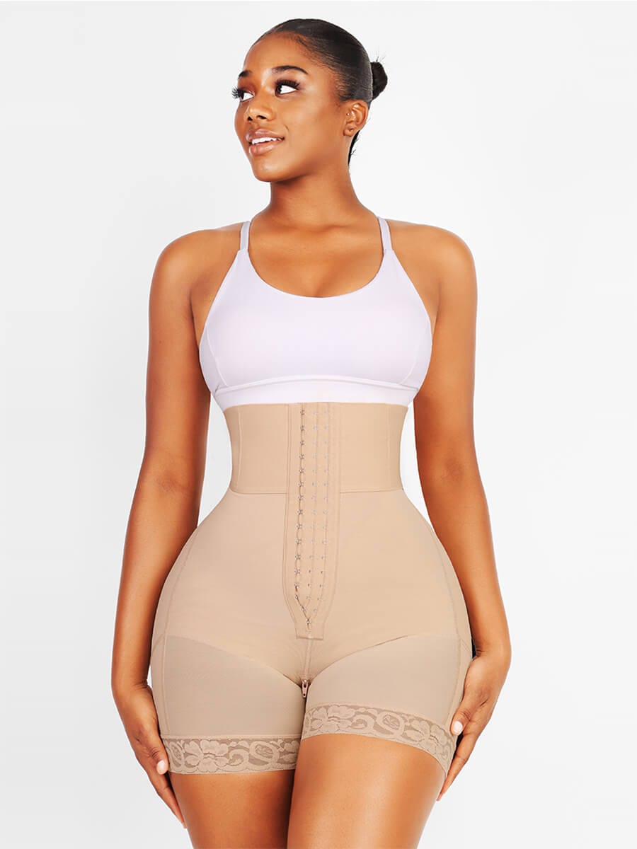 Snatched High Waisted Faja Pants 3 Bones Hooks