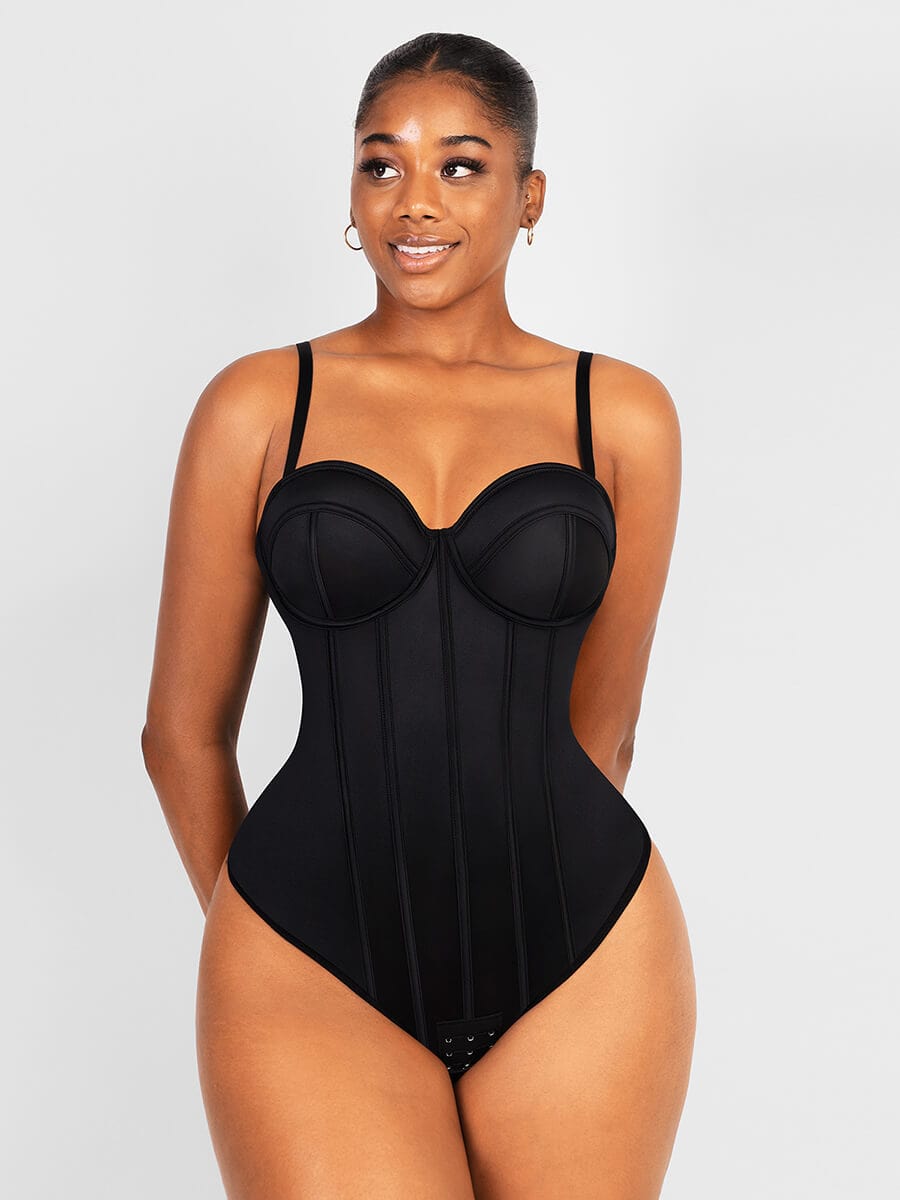 Body sin tirantes Snatched con copas incorporadas y braguita suave