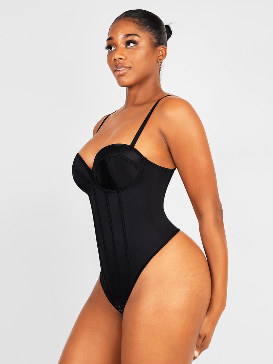 Body sin tirantes Snatched con copas incorporadas y braguita suave
