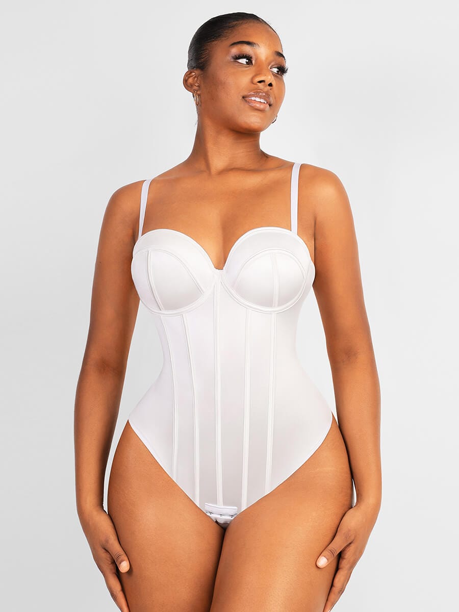 Body sin tirantes Snatched con copas incorporadas y braguita suave