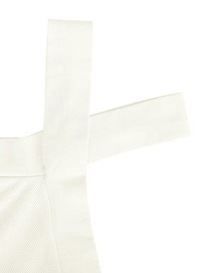 Body tipo tanga con cuello halter cruzado sin costuras Snatched