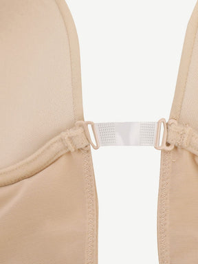 Body sin costuras con escote en U y espalda baja con busto abierto