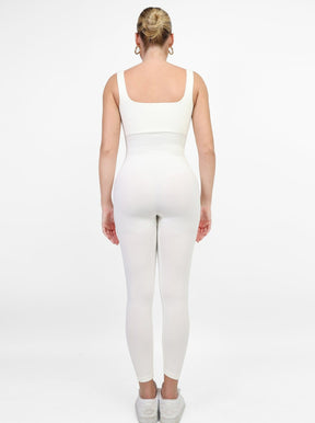 Snatched Seamless Square Neck Jumpsuit One Piece