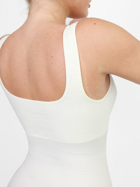 Snatched Seamless Square Neck Jumpsuit One Piece