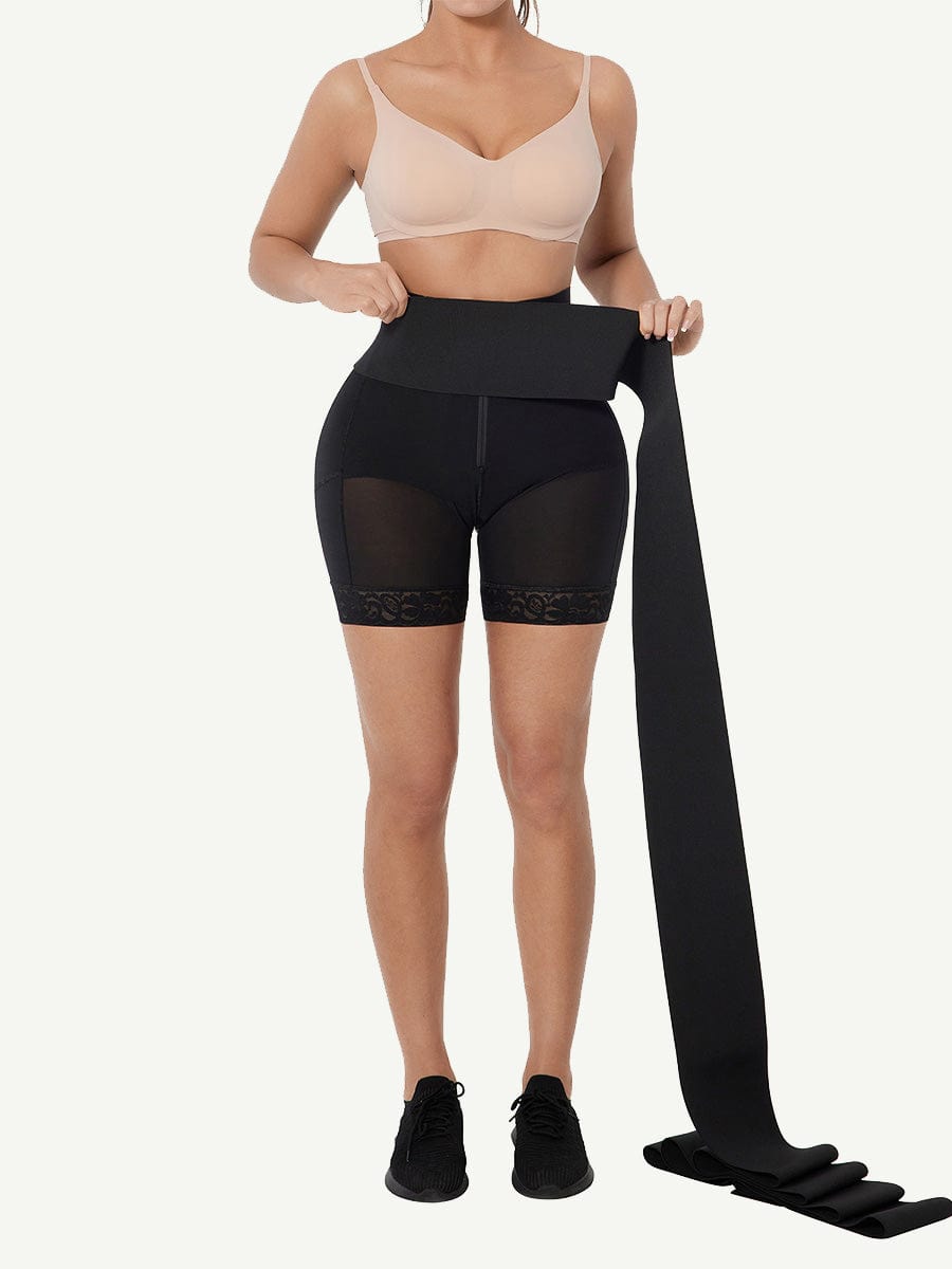 Snatched Shapewear Pants Rubber String Waist Trainer