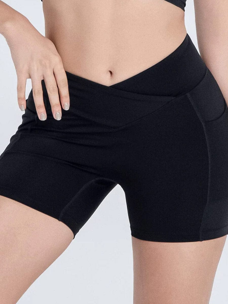 Snatched Move Free Bike Shorts With Pockets