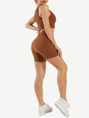 Snatched Seamless Low Neck Sleeveless Romper