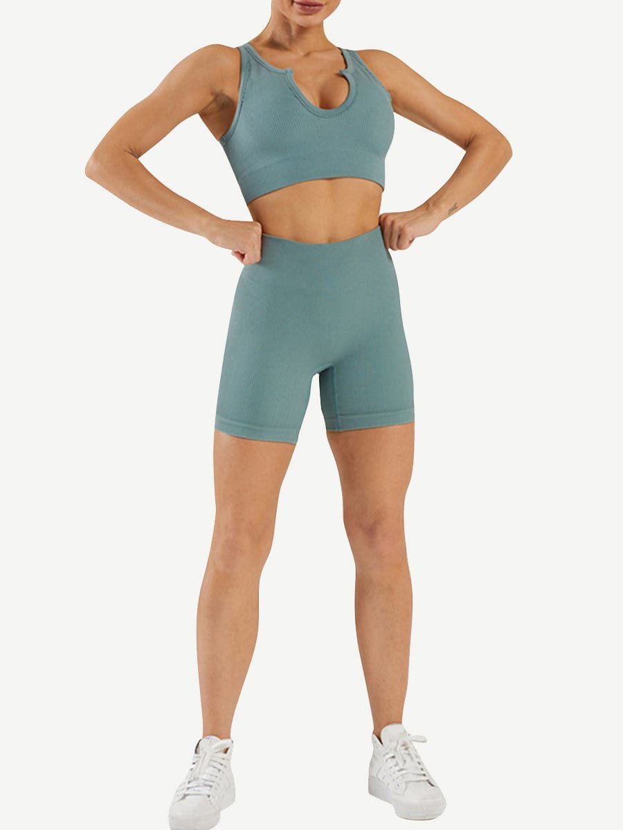 Snatched Seamless Low Neck Sleeveless Romper