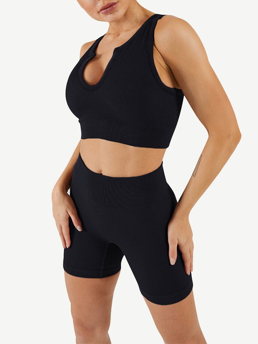Snatched Seamless Low Neck Sleeveless Romper