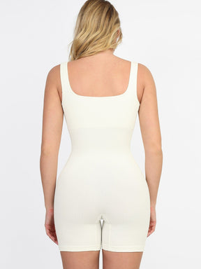 Snatched Seamless Square Neck Sport Romper