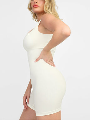 Snatched Seamless Square Neck Sport Romper