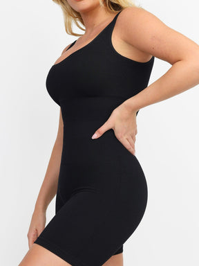 Snatched Seamless Square Neck Sport Romper