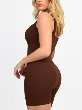 Snatched Seamless Square Neck Sport Romper