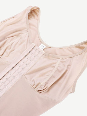 Snatched Stretch Faja Bodysuit Hooks Crotchless