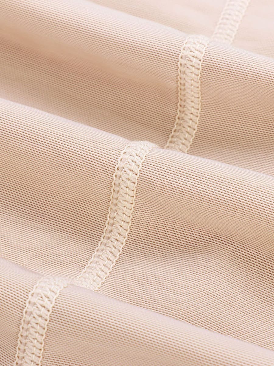Snatched Stretch Faja Bodysuit Hooks Crotchless