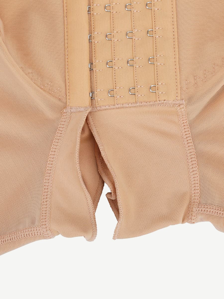 Snatched Full Body Faja U Shape Sleeves Hooks