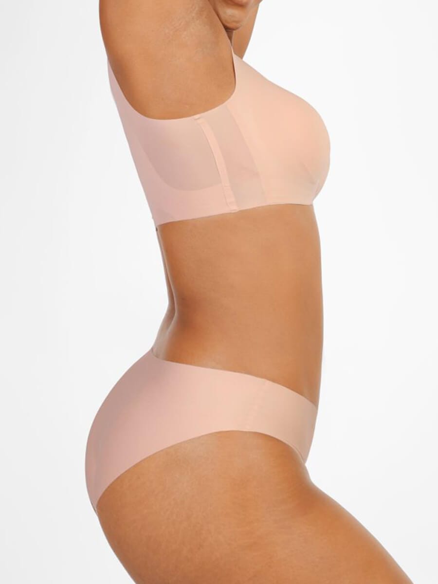 Sujetador sin costuras y sin aros Snatched con soporte para el busto de gelatina