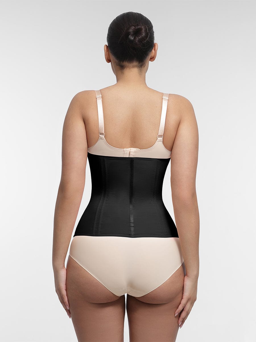 Snatched Zipper Waist Trainer 15 Built-In Steel Bones
