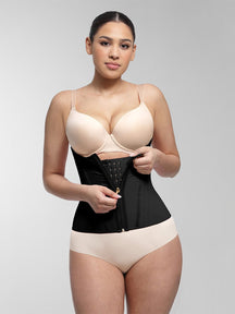 Snatched Zipper Waist Trainer 15 Built-In Steel Bones