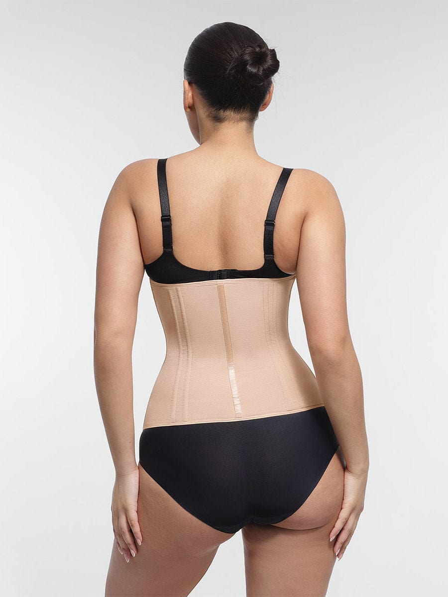 Snatched Zipper Waist Trainer 15 Built-In Steel Bones