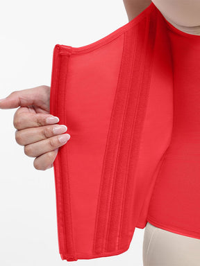 Snatched Zipper Waist Trainer 15 Built-In Steel Bones