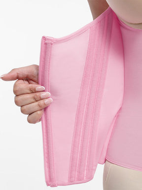 Snatched Zipper Waist Trainer 15 Built-In Steel Bones