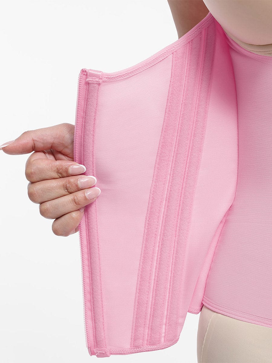Snatched Zipper Waist Trainer 15 Built-In Steel Bones