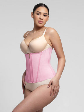 Snatched Zipper Waist Trainer 15 Built-In Steel Bones