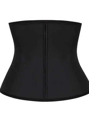 Snatched Latex Zipper Waist Trainer Plus Size