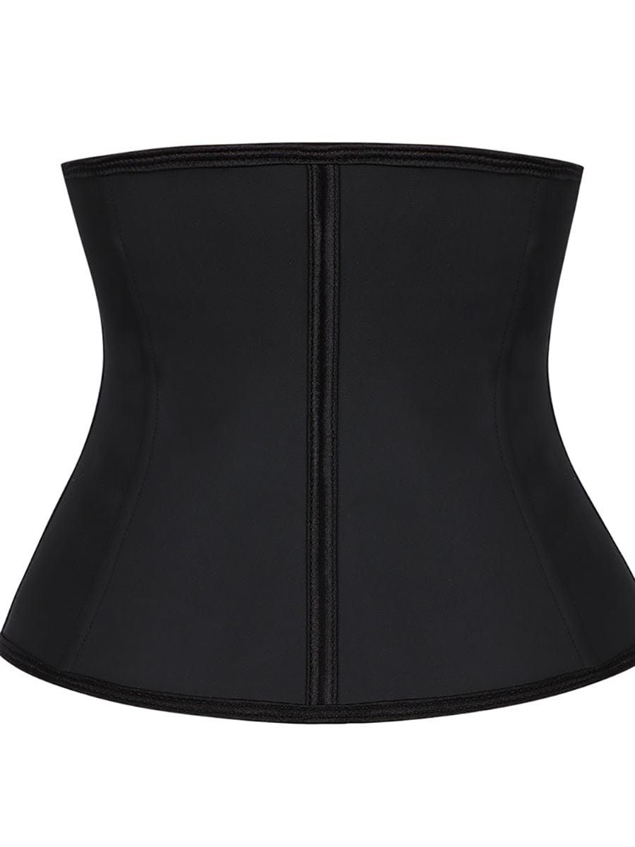 Snatched Latex Zipper Waist Trainer Plus Size
