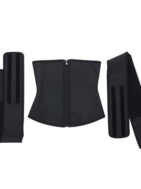 Snatched Waist Cincher Double Belts 7 Bones