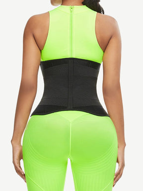 Snatched Neoprene Zipper Waist Trainer 10 Steel Bones Adjustable Belt