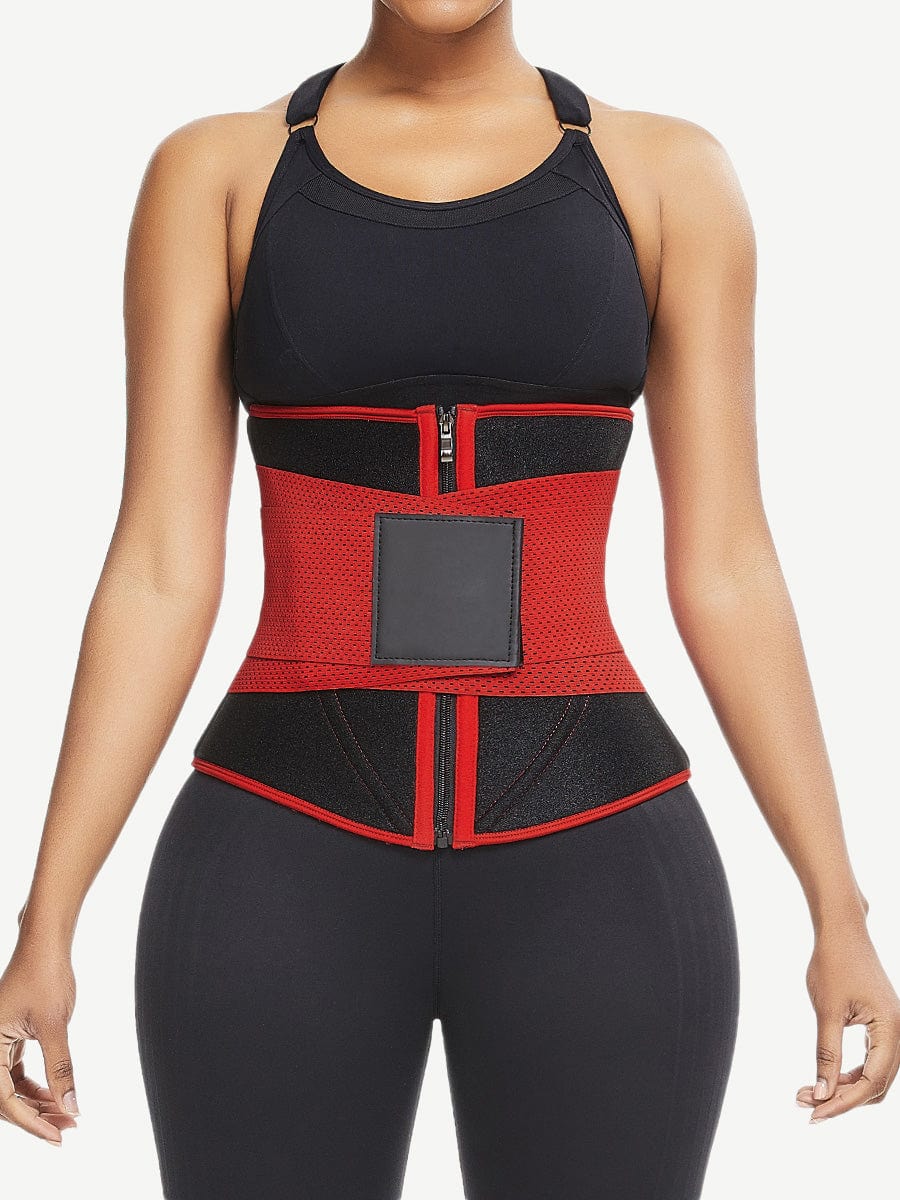 Snatched Neoprene Zipper Waist Trainer 10 Steel Bones Adjustable Belt
