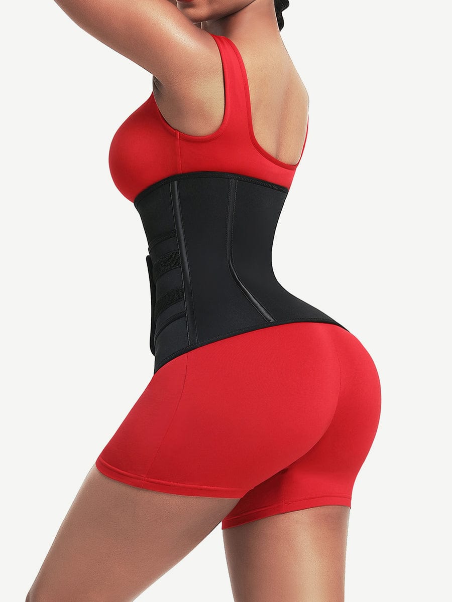 Snatched Waist Trainer With Belt 6 Bones