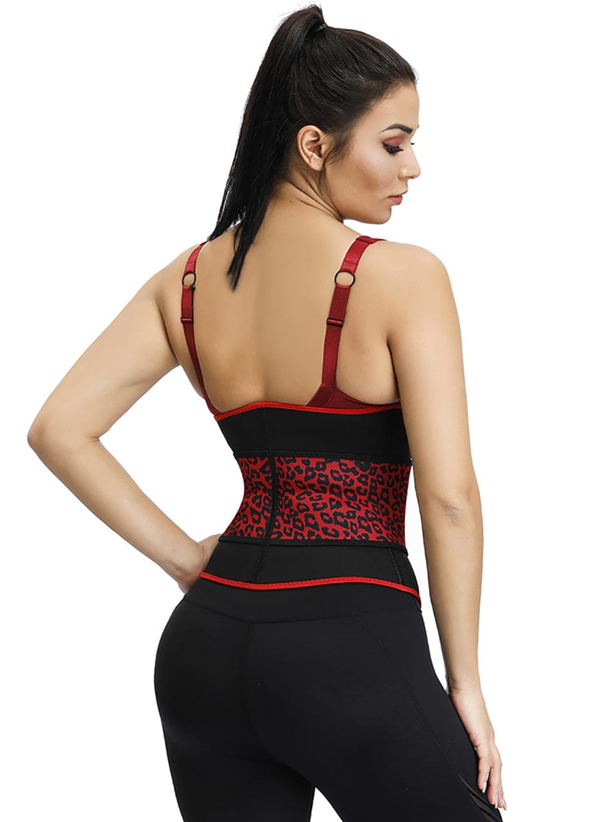 Snatched Neoprene Leopard Waist Cincher 7 Bones
