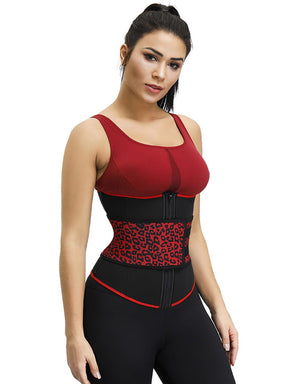 Snatched Neoprene Leopard Waist Cincher 7 Bones