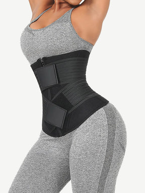 Snatched Neoprene Waist Trainer Long Body Double Elastic Belts