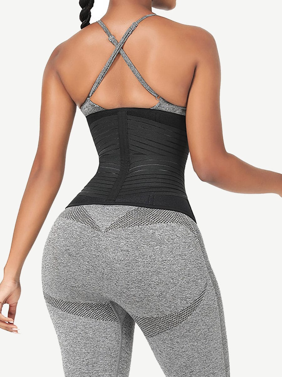Snatched Neoprene Waist Trainer Long Body Double Elastic Belts