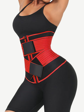 Snatched Neoprene Waist Trainer Long Body Double Elastic Belts