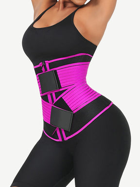 Snatched Neoprene Waist Trainer Long Body Double Elastic Belts