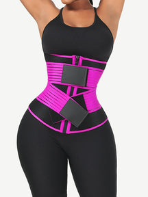 Snatched Neoprene Waist Trainer Long Body Double Elastic Belts