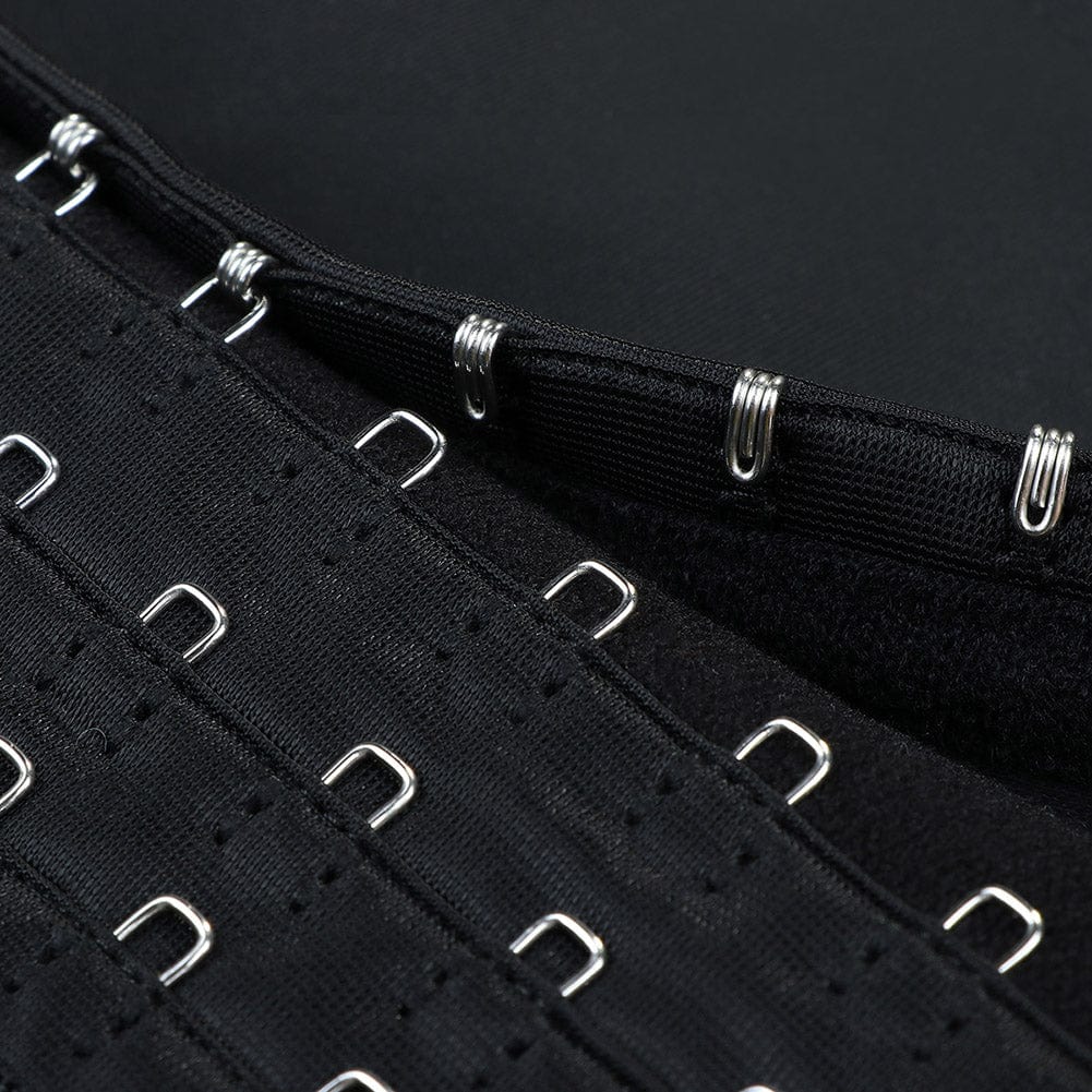 Snatched Latex Hooks Waist Trainer Triple Belts Anti Slip