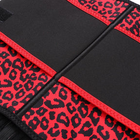 Snatched Neoprene Leopard Waist Trainer Ventilated Belt Plus Size