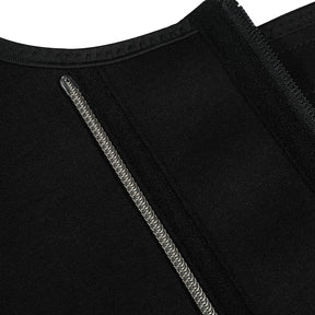 Snatched Latex Vest Waist Trainer Adjustable Straps Zipper