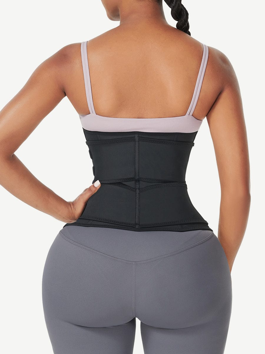 Snatched Underbust Latex Waist Trainer Double Belt