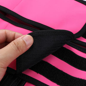 Snatched Latex Zipper Waist Trainer Adjustable Belt Plus Size