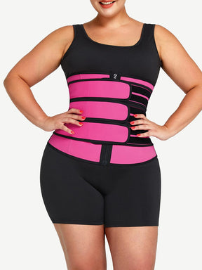 Snatched Latex Zipper Waist Trainer 7 Bones