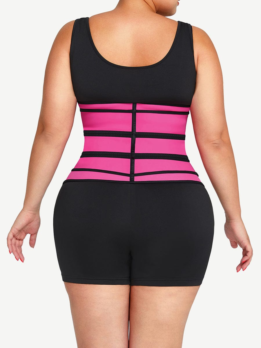 Snatched Latex Zipper Waist Trainer 7 Bones